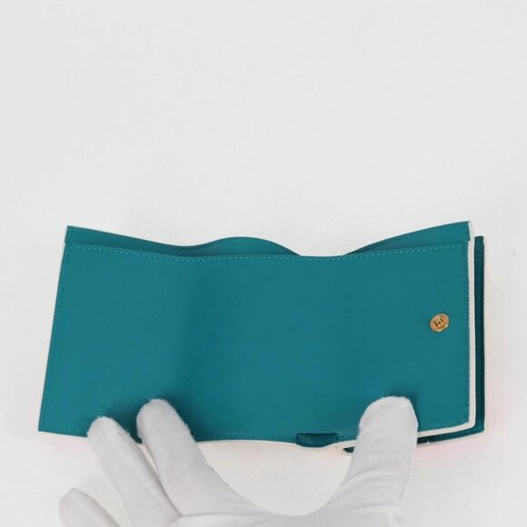 SAINT LAURENT Compact Wallet Leather Multicolor - Picture 8 of 15